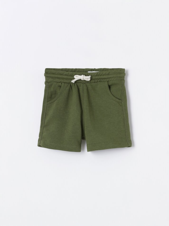 Conjunto de 4 Bermudas Felpudas - Azul Marinho