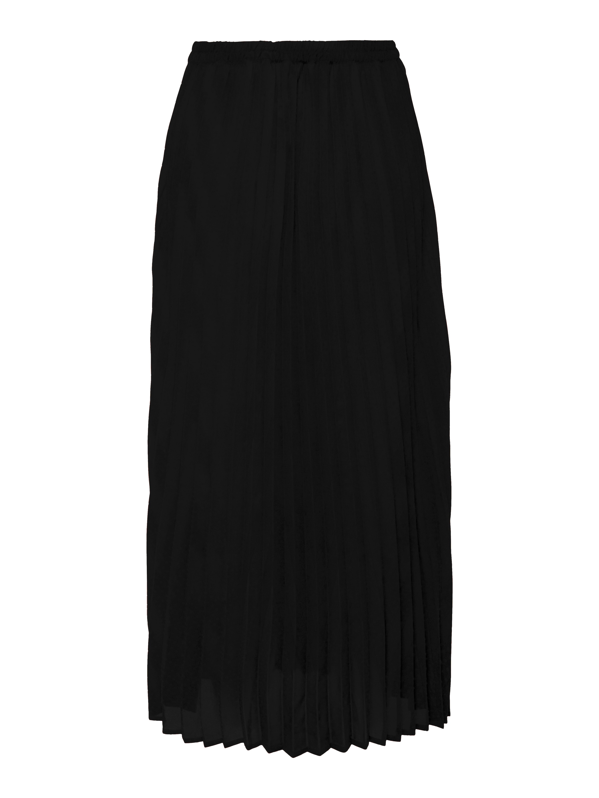ONLY Plisseerock »ONLALMA – Plisseerock in Maxi-Länge mit elastischem Bund«, regular fit, Web, Kunstfaser, elastischer Bund, unifarben