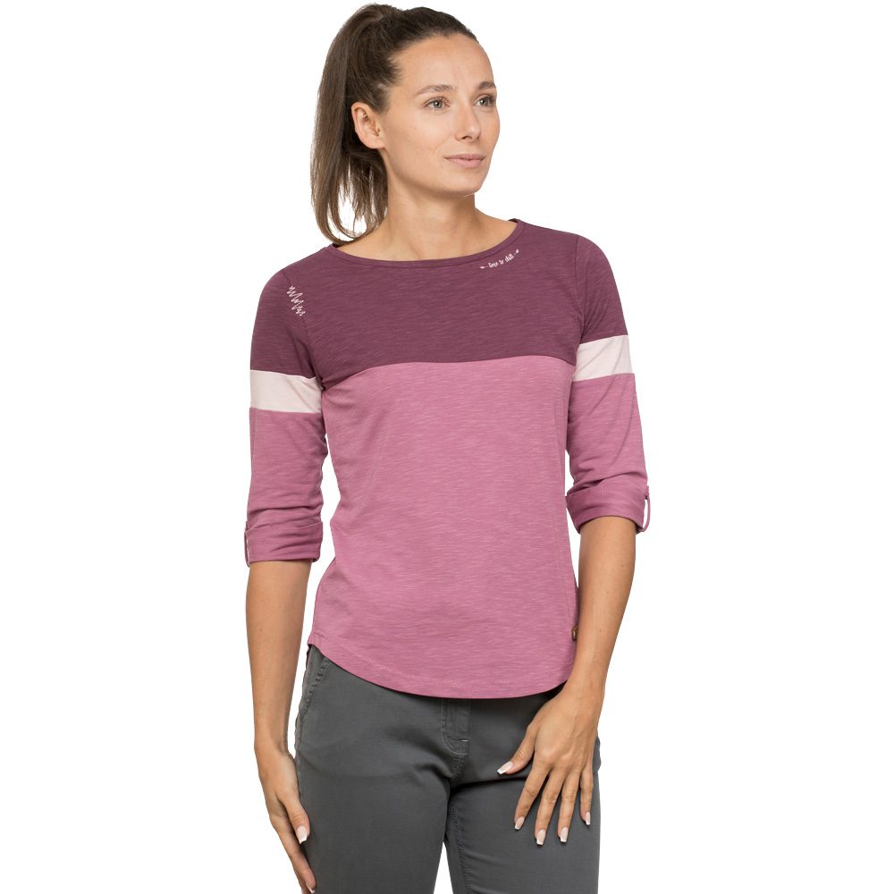 Chillaz Balanced Longsleeve Damen dark bordeaux