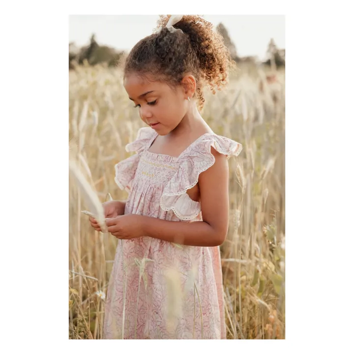 Louise Misha Robe Mystralia Brodée | Rose