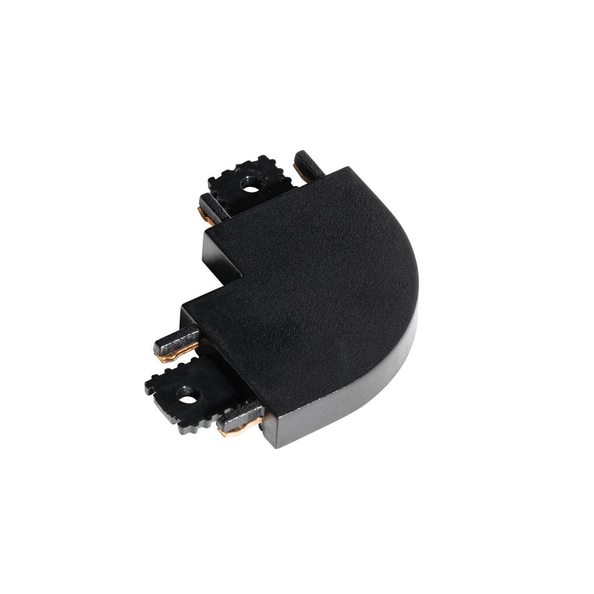 L-Koppelstuk rail zwart gebogen 1-fase - Magnetic