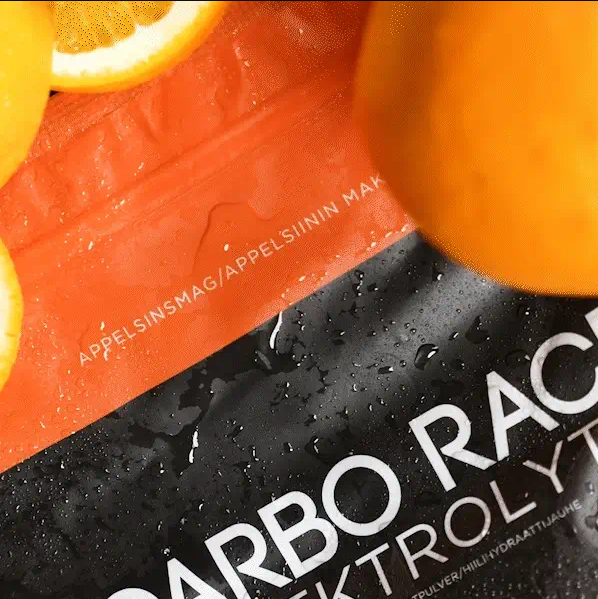 PurePower Carbo Race Appelsin Elektrolyt, 1 kg