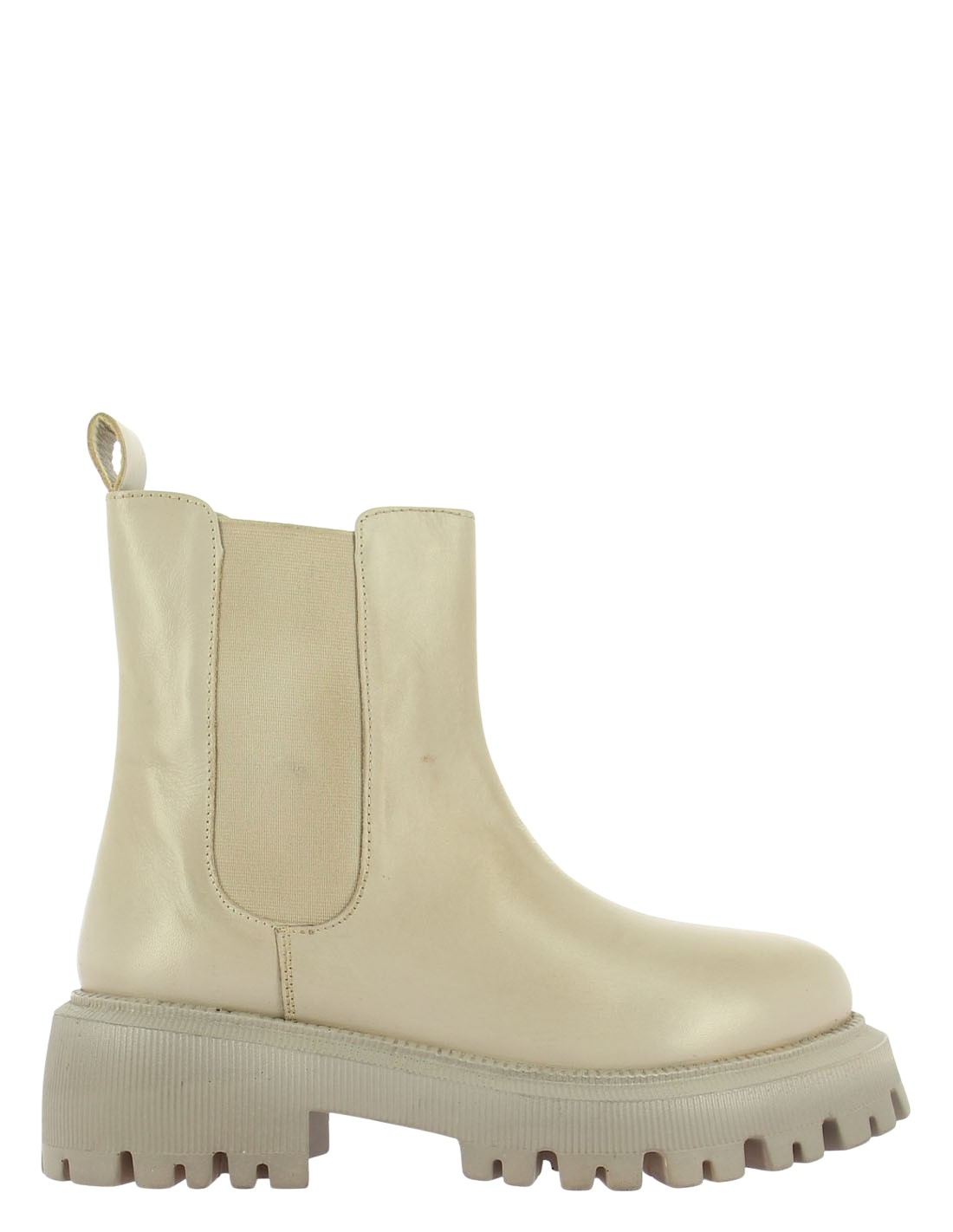 kharisma bottines chelsea femme cuir beige