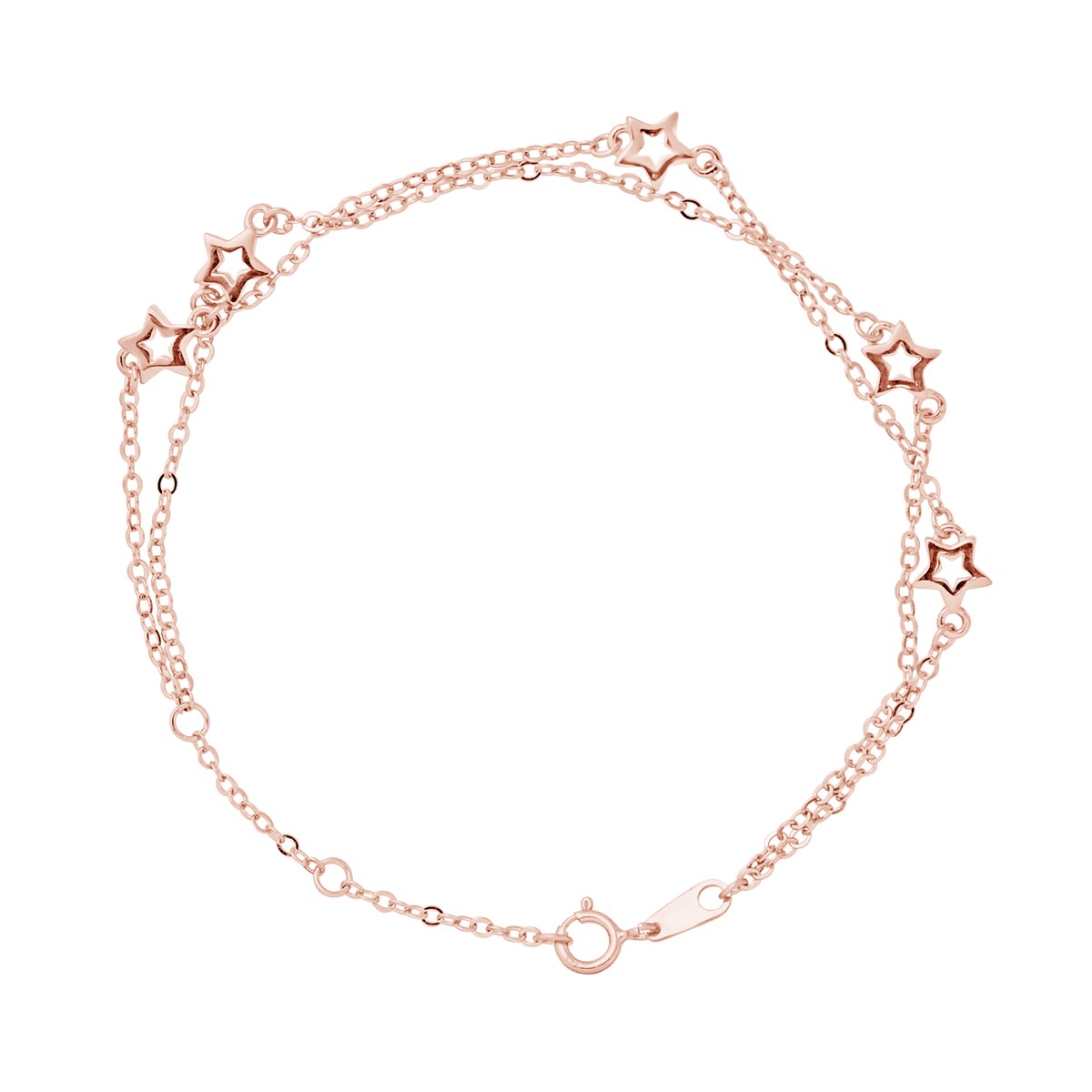 Bracelet ÉTOILE - Argent 925 plaqué or rose