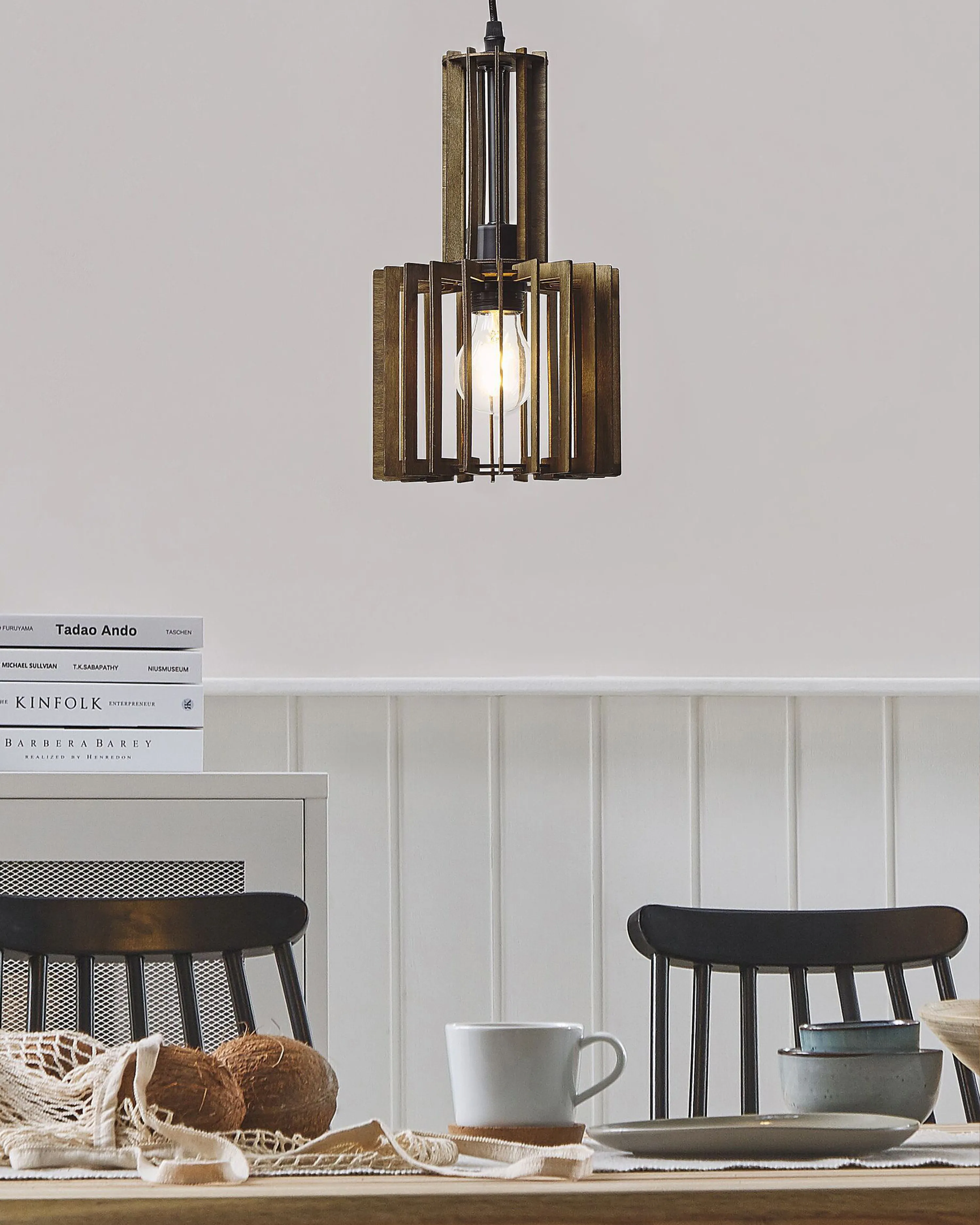 Hanglamp NIARI Donkerbruin