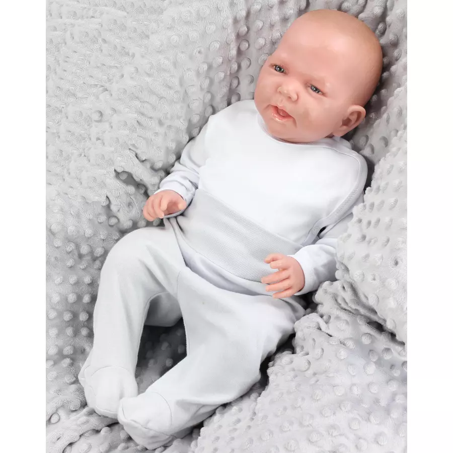 TupTam Unisex Baby Wickelbody Langarm 5er Set weiß