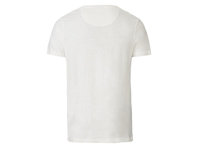 T-shirt voor heren, linnen en katoen
