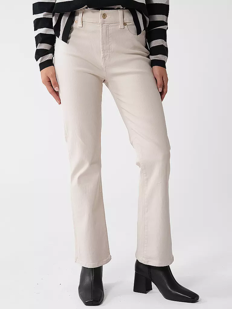 7 FOR ALL MANKIND Jeans Flared Fit creme