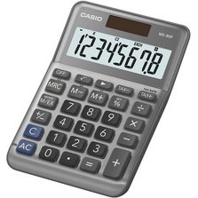 Calculatrice de bureau MS-80F, 8 chiffres, argent