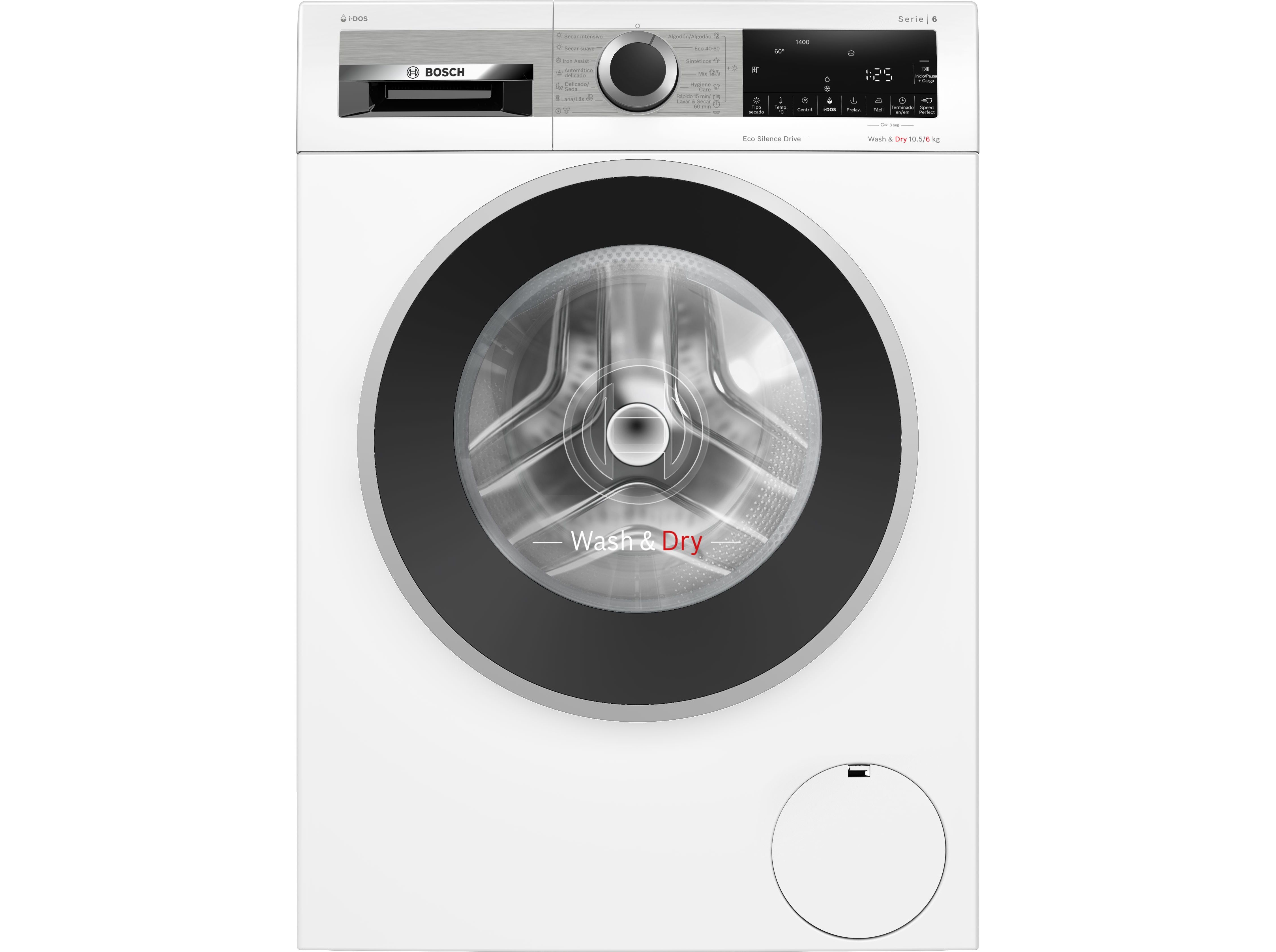 MÁQUINA DE LAVAR E SECAR ROUPA BOSCH WNG244A0ES 10.5KG SECA 6KG