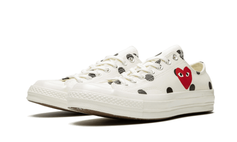 Converse Converse Chuck Taylor All-Star 70s Ox Comme des Garçons PLAY Polka Dot White