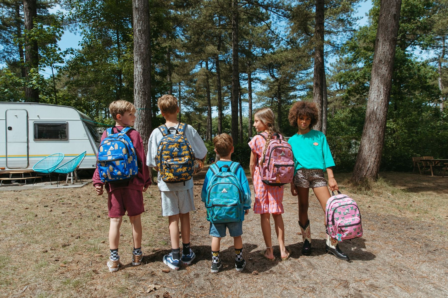 Little Legends Backpack L Croco Checkerboard