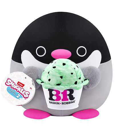 Snackles Kuscheltier - 25 cm - Der Pinguin Penelope m. Baskin Ro