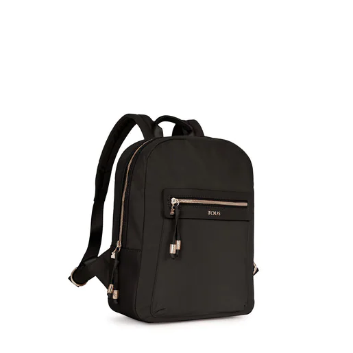 Mochila Brunock Chain Canvas na cor preta