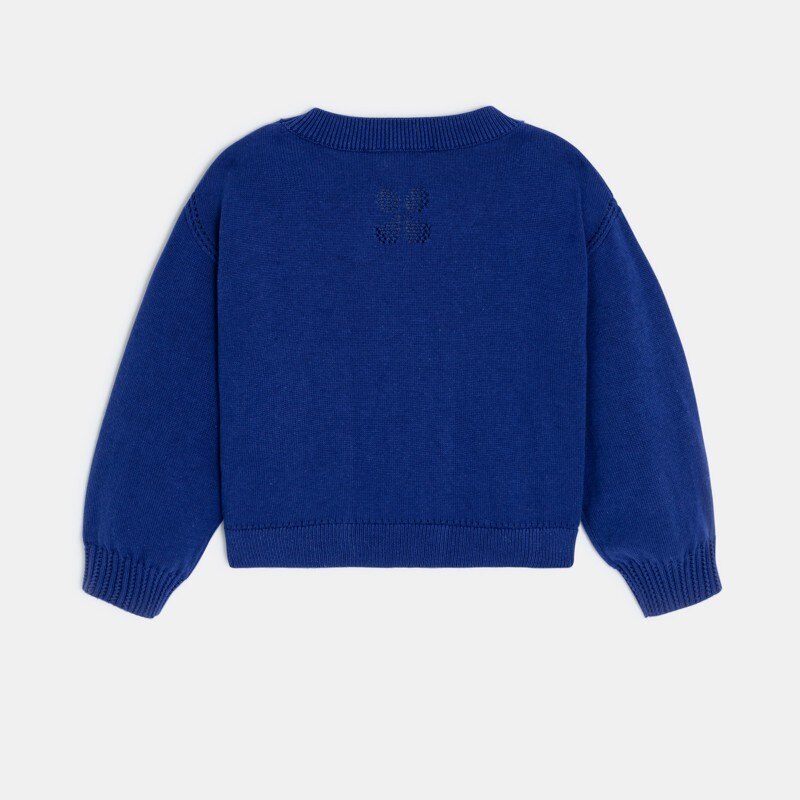 Cardigan bébé fille bleu en tricot Catimini Bleu