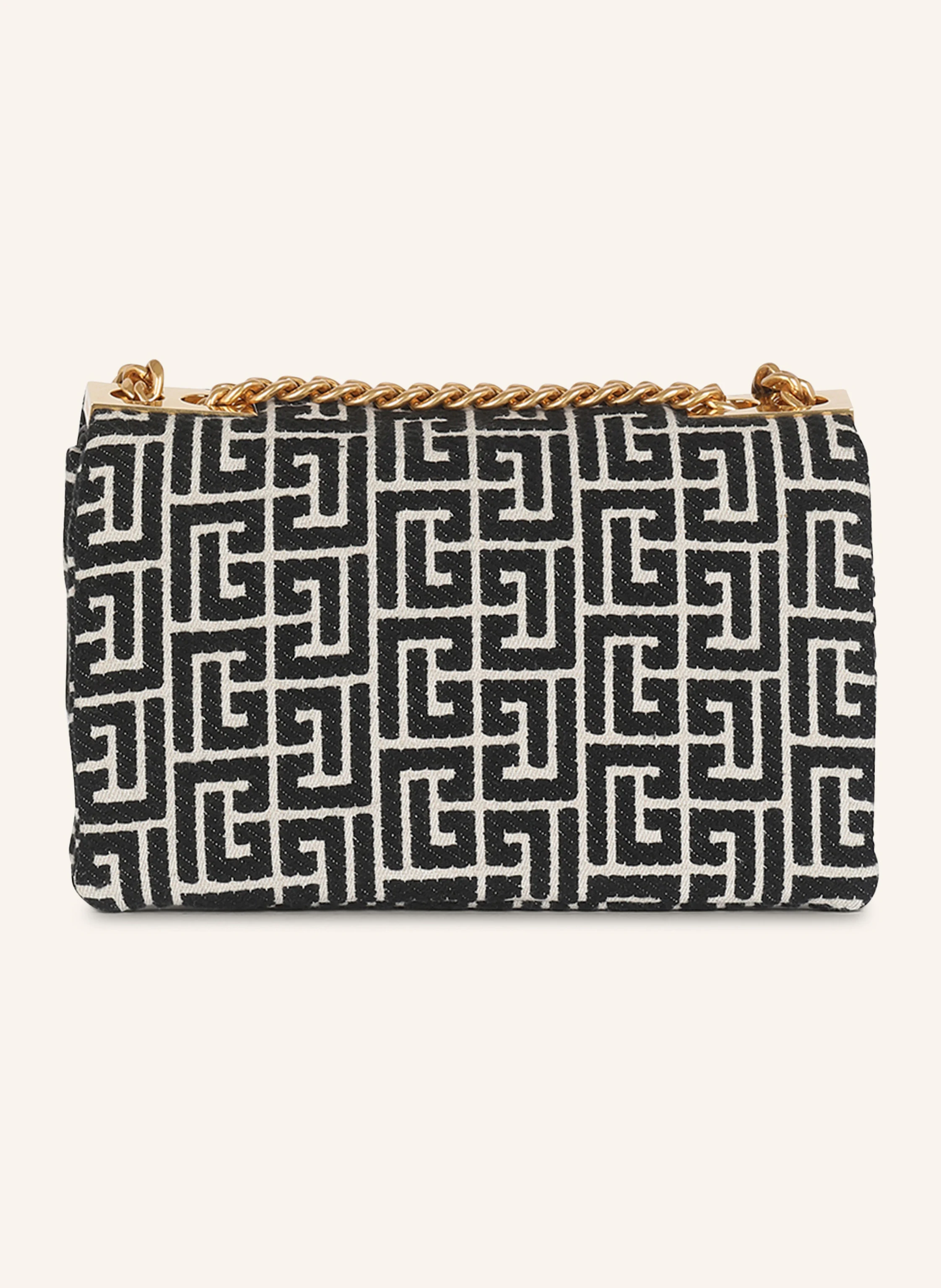 BALMAIN Kleine Tasche 1945 Soft mit Jacquard-Monogramm