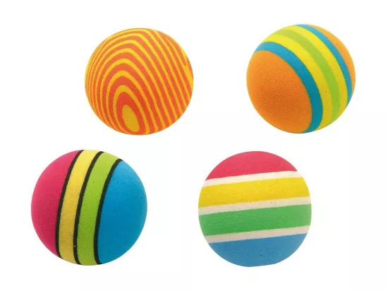 Lot de 4 Balles pour Chien 