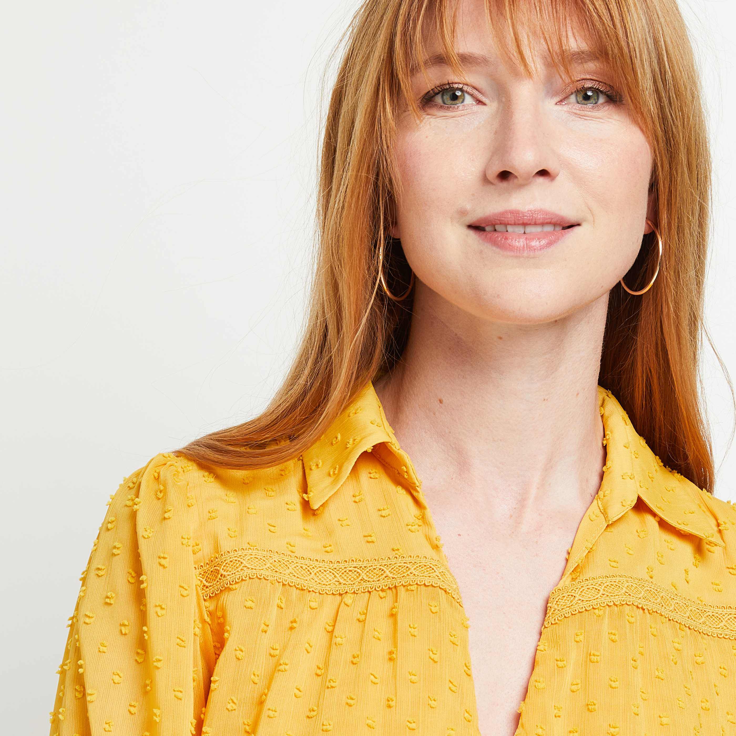 Blouse plumetis femme - SAFRAN