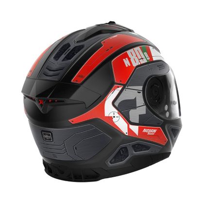 Casque Nolan N80-8 - STARSCREAM N-COM - Noir / Rouge