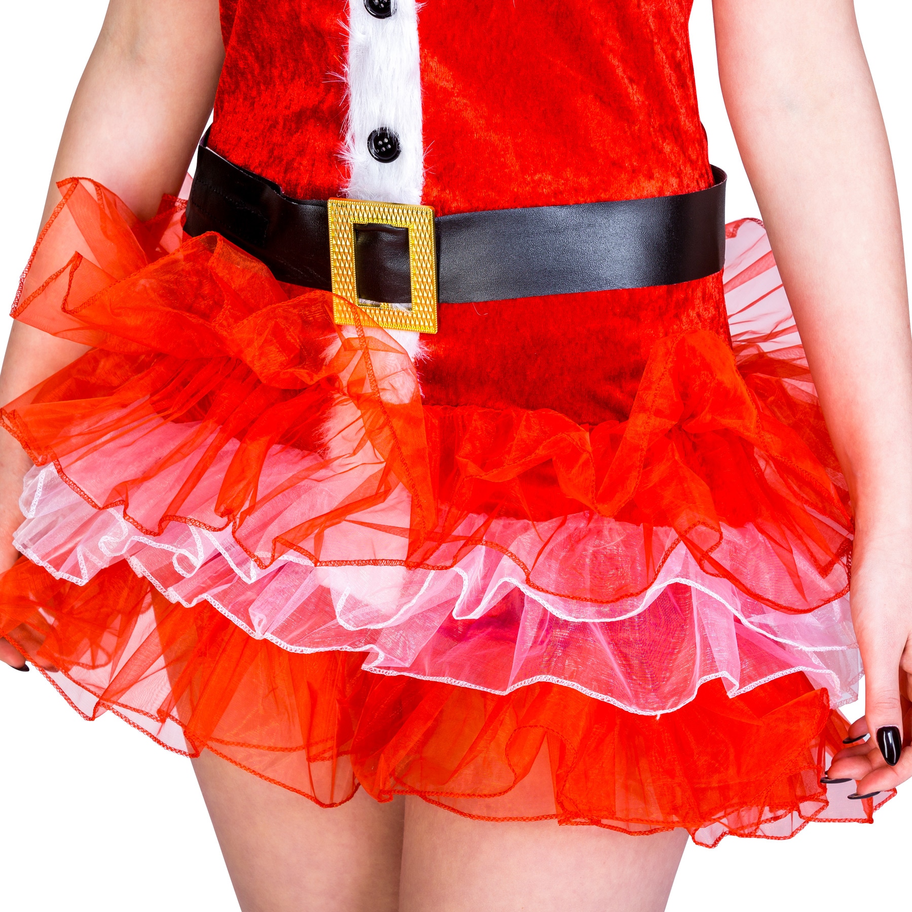 tectake® Frauenkostüm sexy Weihnachtfee