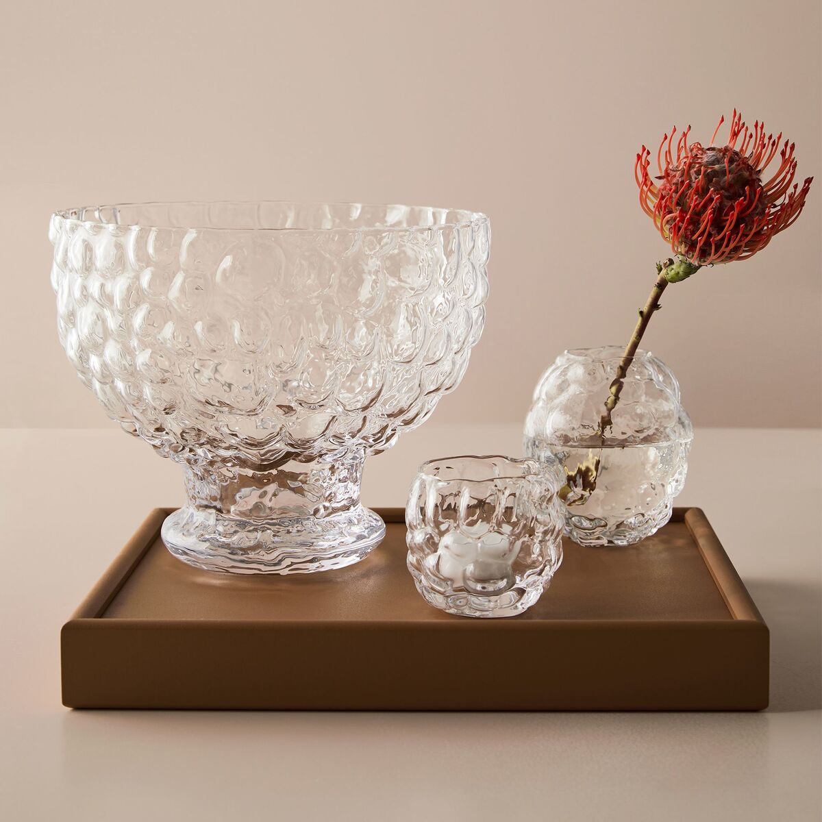 Moss vase 11,5 cm, klar