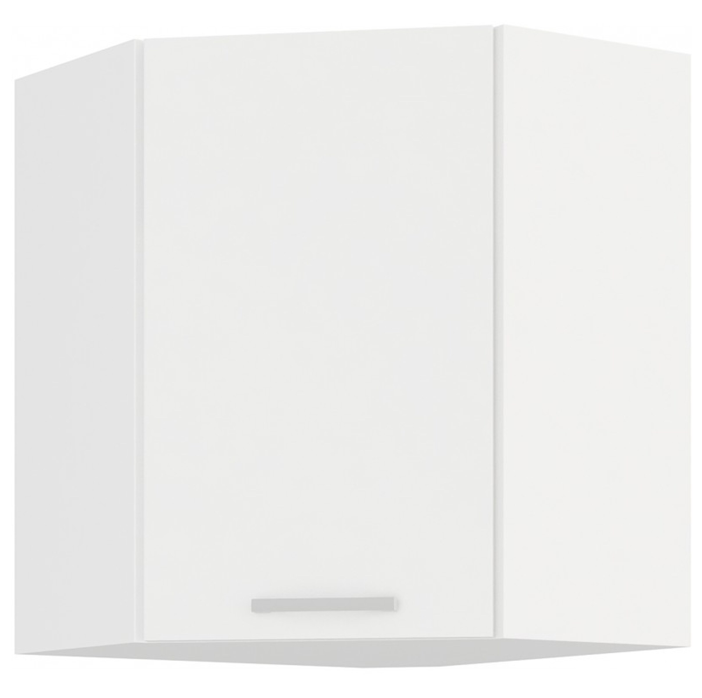 EKO White Eckhängeschrank 58x58 Weiss matt Küchenzeile Küchenblock Einbauküche