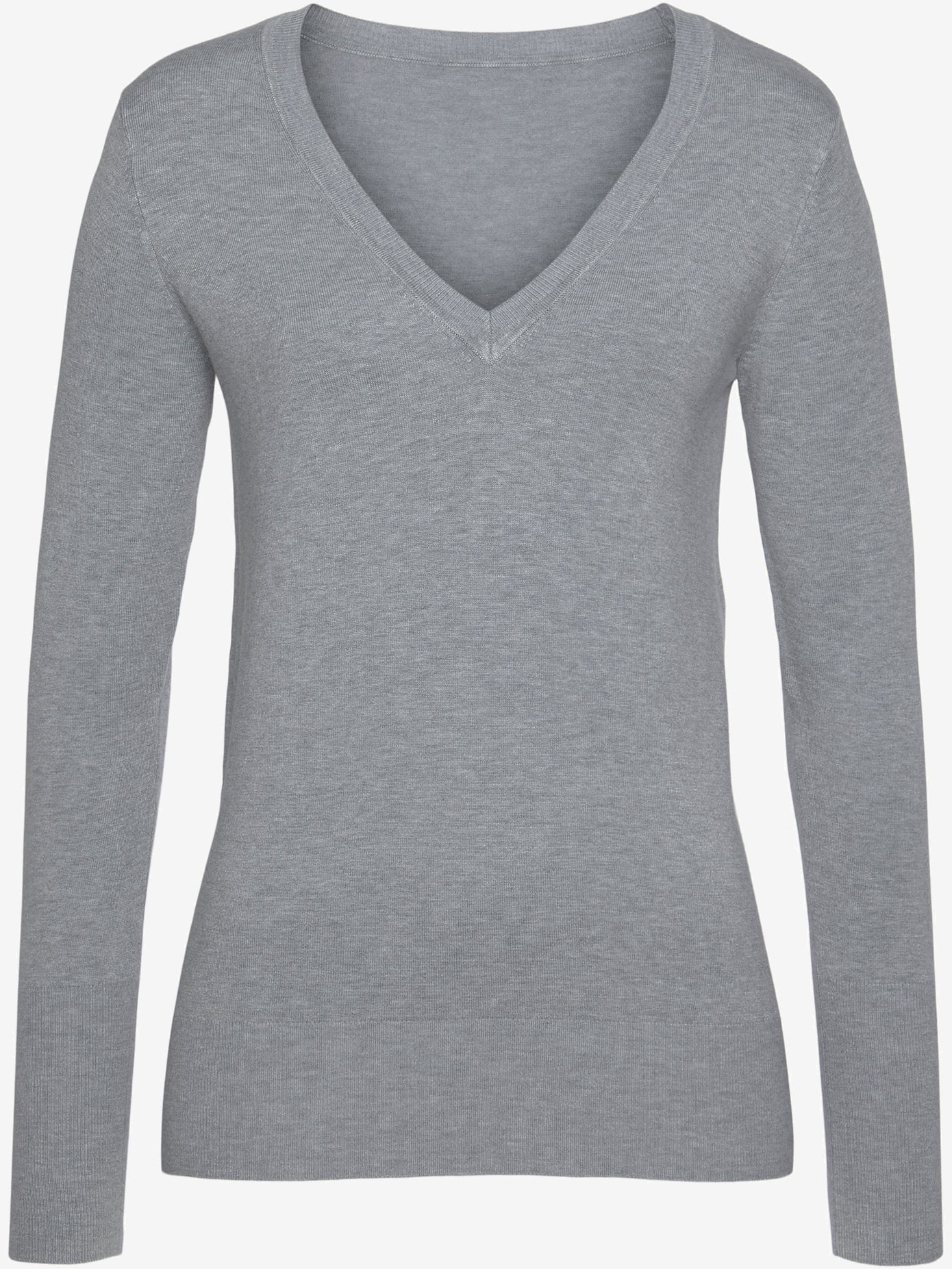 Pull à encolure en v col v classique