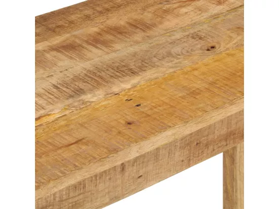 Table console 110x35x76 cm Bois de manguier brut