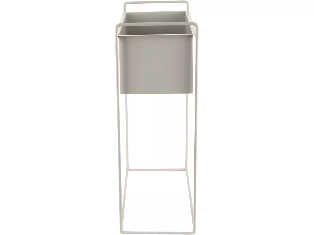 Set de 2 supports à plantes rectangulaires en métal Essence
