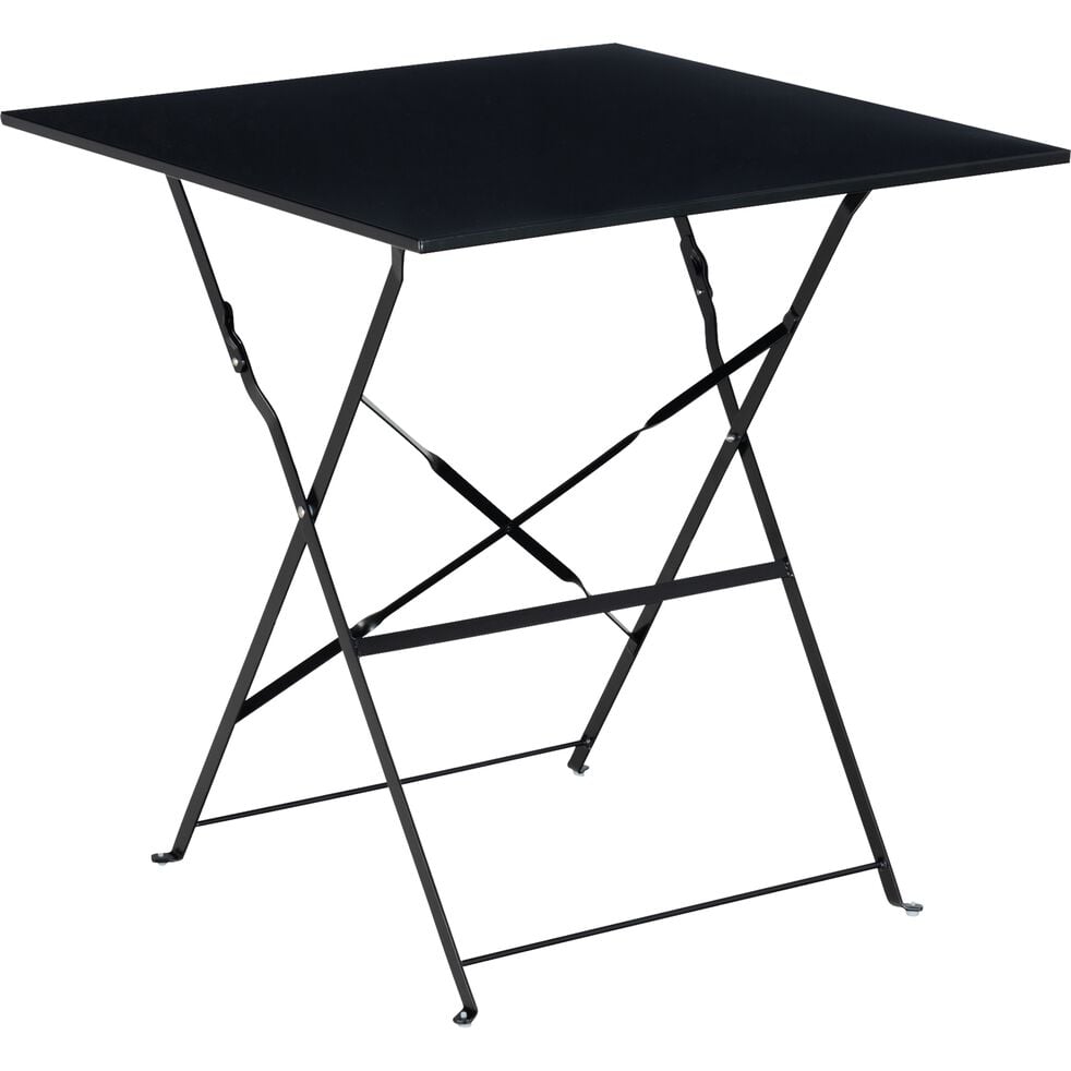 CERVIONE Salon de jardin repas en acier - (2 places)