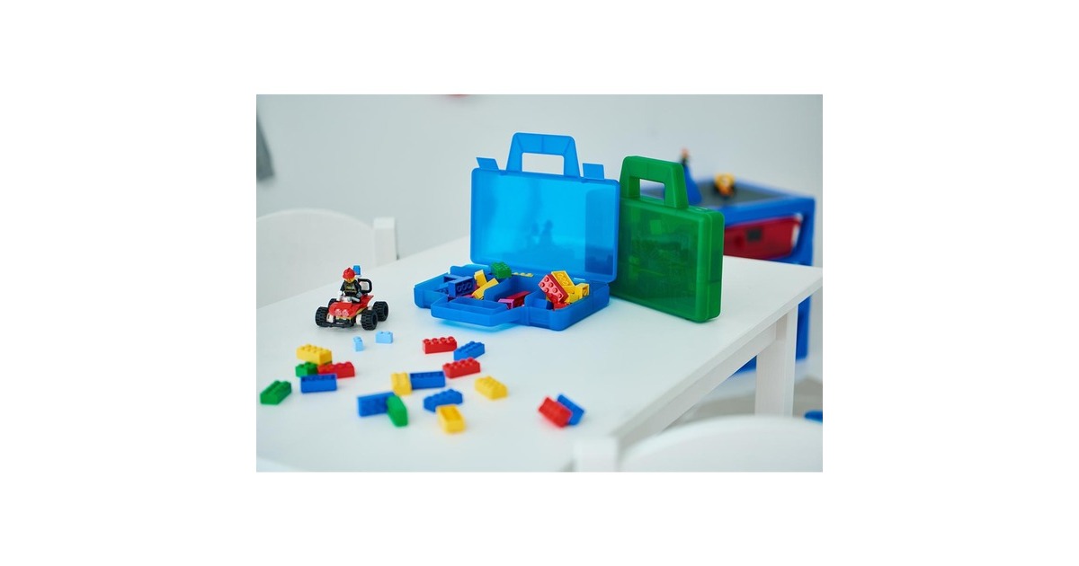 Room CopenhagenLEGO Sorting Case to go opbergdoos  (Blauw)