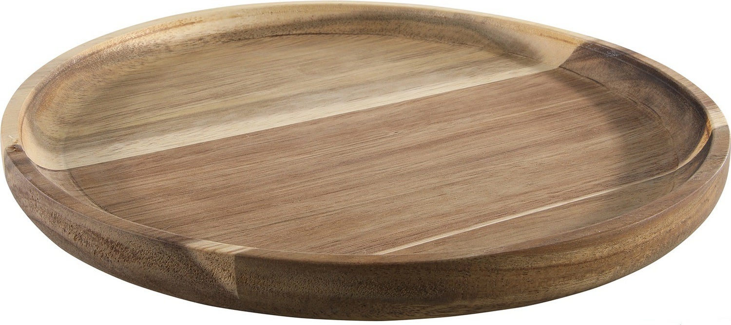 Serveerplank Odin bruin acacia D 24 H 2 cm