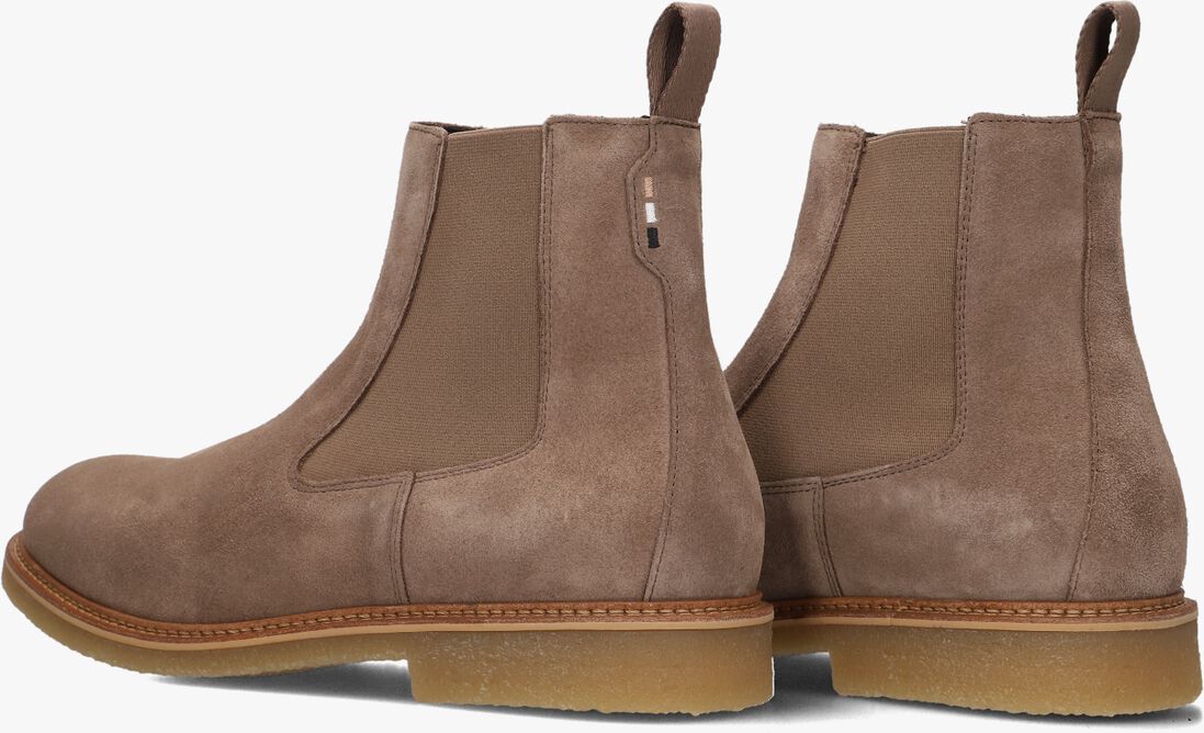 beige boss chelsea boots kope_cheb