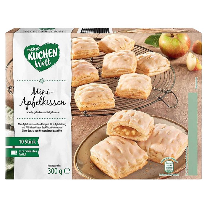 MEINE KUCHENWELT Kuchen-Party 300 g, Mini-Apfelkissen