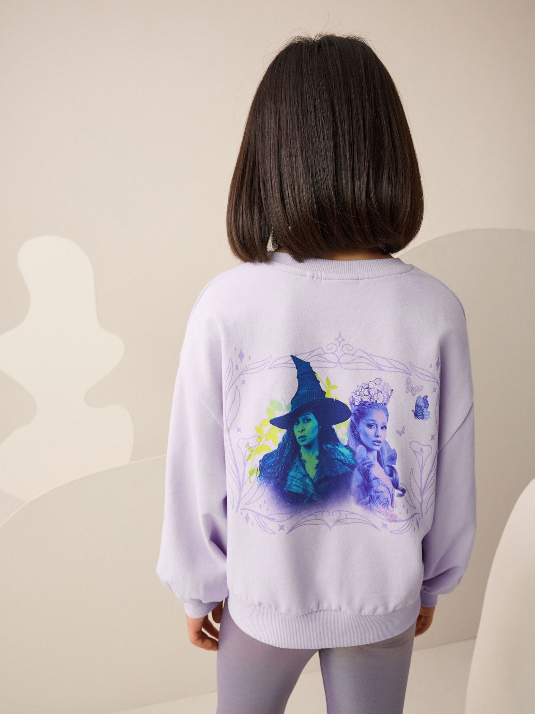 Purple Wicked - Long Sleeve Sweat Top (3-16yrs)