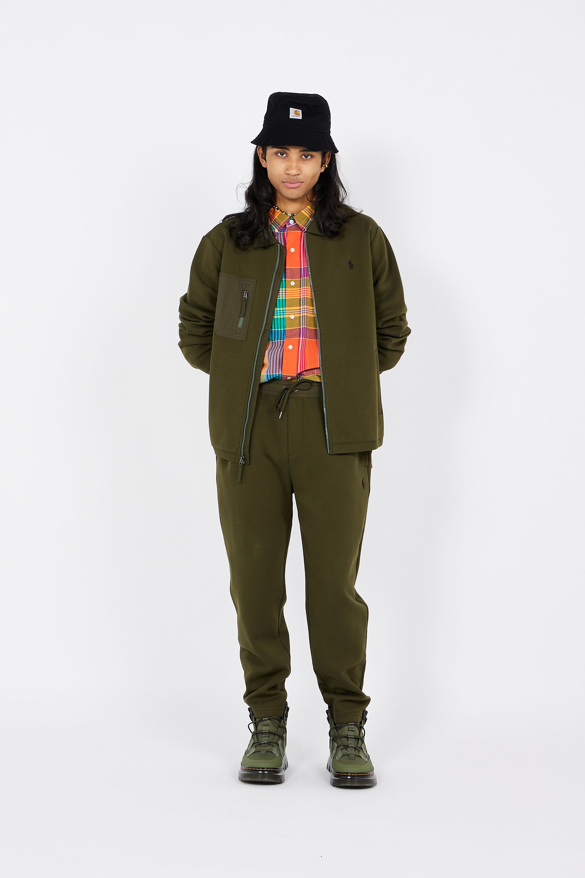 POLO RALPH LAUREN Gilet Double-Knit Jacket Kaki