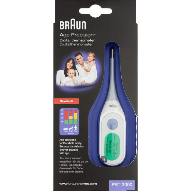 Braun Digitale Thermometer Age Precision PRT2000