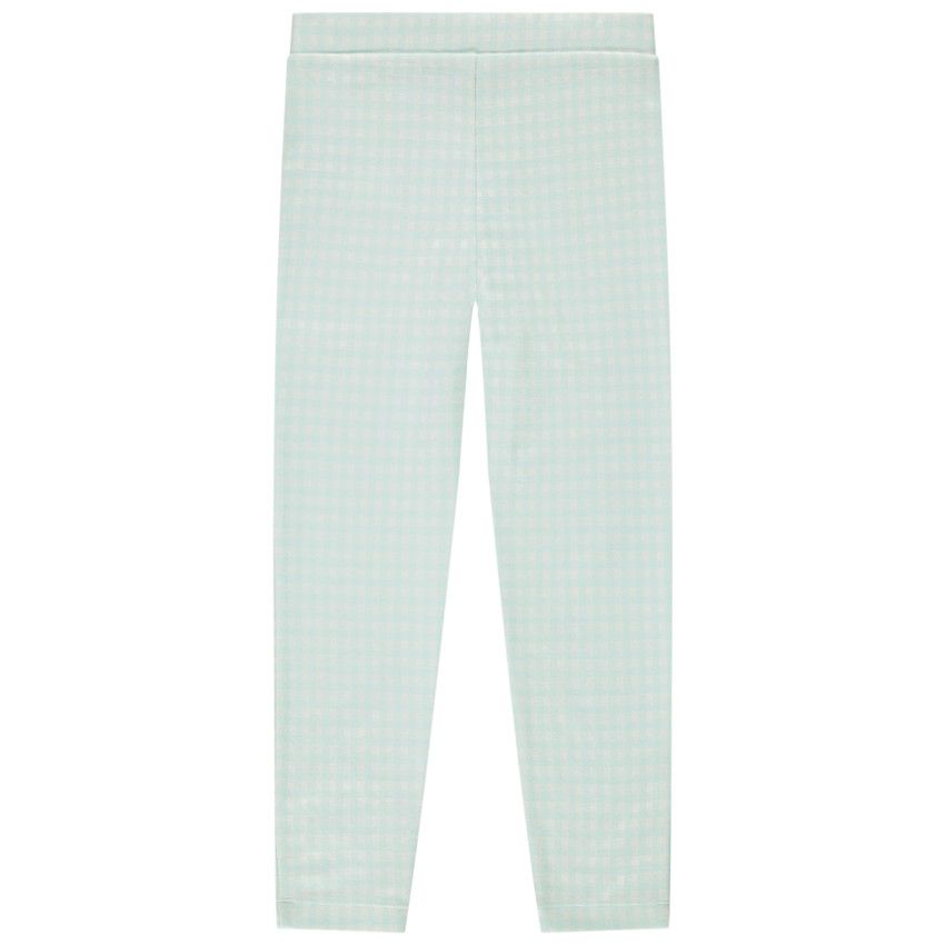 Jegging en milano motif vichy pour fille - Bleu