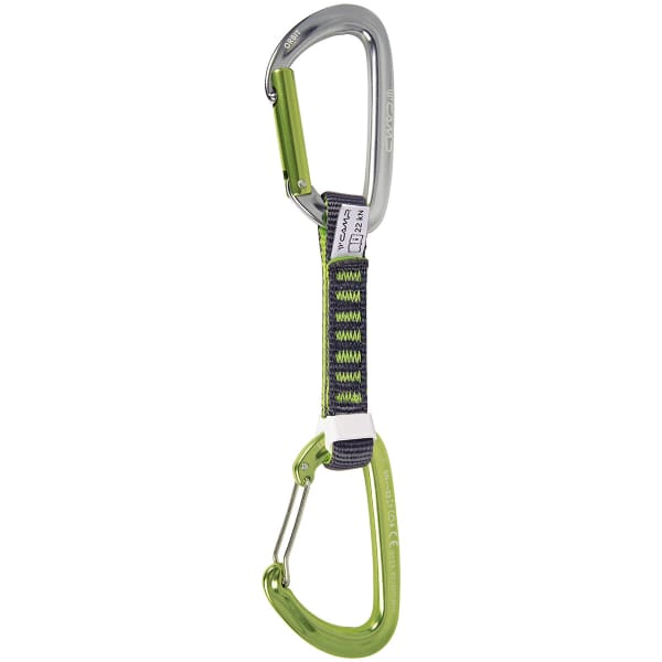 Dégaine escalade CAMP ORBIT MIXED EXPRESS KS 12 CM X6 GREEN