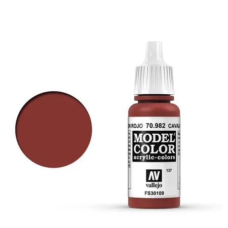 Vallejo Model Color770982 - Oxidrot, Matt, 17 ml