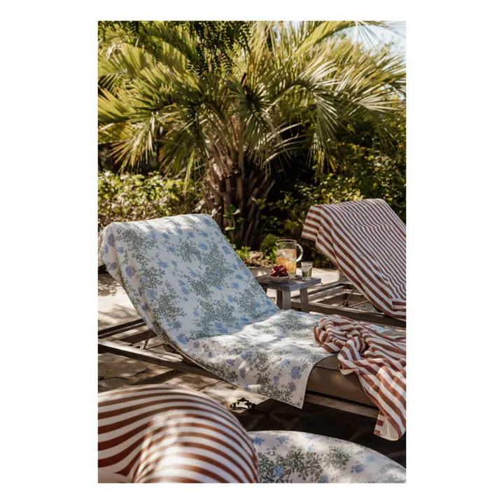garbo&friends Serviette de bain Plumbago | Bleu