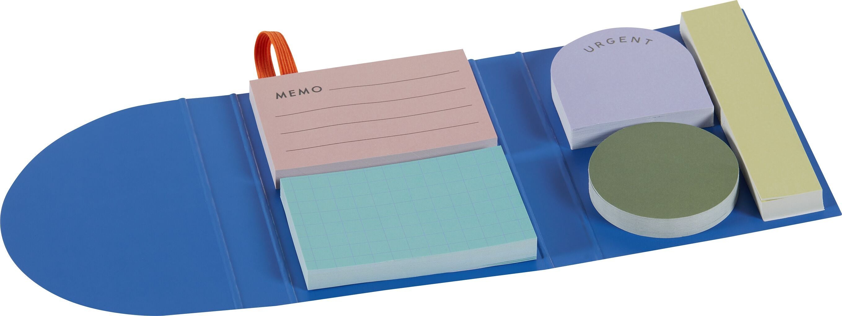 Haftnotizen - farbig / B: 20.0 cm x T: 14.0 cm x H: 0.4 cm