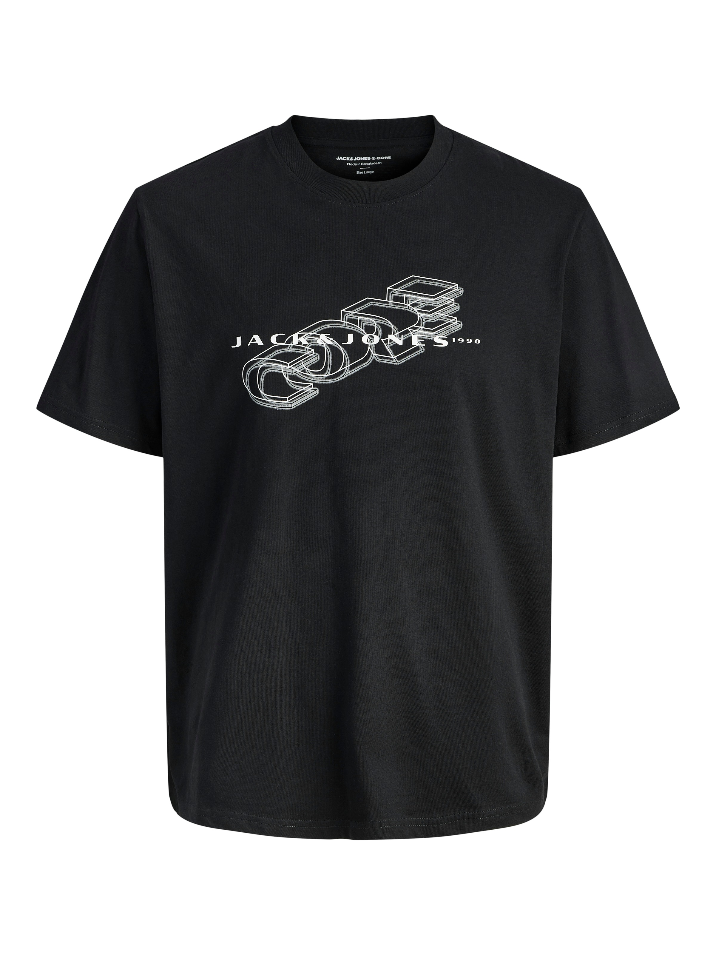 Jack & Jones PlusSize Kurzarmshirt »JCOFUSION BIG BRANDING TEE SS CREW PLS«