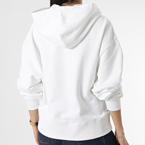 Sweat Capuche Femme 0434 Blanc