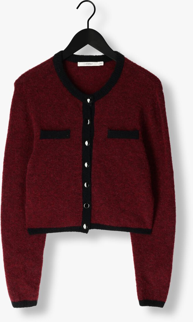 rode gestuz vest gzalpha ls contrast cardigan