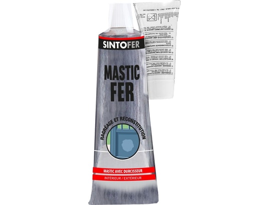 SINTO - Recharge pistolet à colle Mastic et durcisseur fer , mastic 115 g + durcis 10 gr