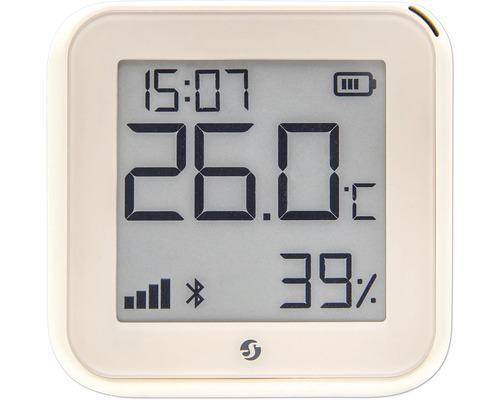 Shelly Plus H&T Gen 3 Ivoor Temperatuur- en vochtigheidssensor WiFi WLAN Bluetooth USB-C wit - Compatibel met Smart Home van hornbach