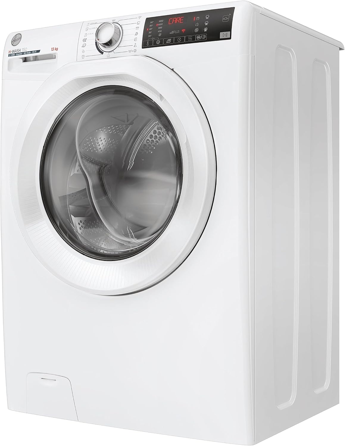 Hoover H-WASH 300 H3WP 4134TAM/1-S Waschmaschine/Energieeffizienzklasse A/Füllmenge 13 kg/Smarte Bedienung mit NFC-Technologie/BPM Inverter-Motor/Symbolblende