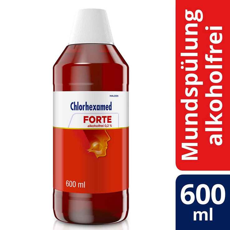 Chlorhexamed FORTE alkoholfrei 0,2 % Mundspülung, antibakteriell, 2x600 ml