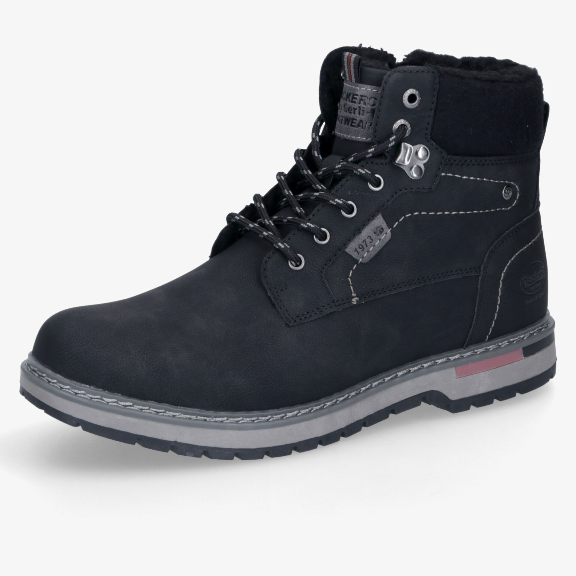 Dockers Herren Winterstiefel schwarz